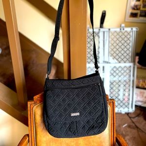 Vera Bradley adjustable cross body black